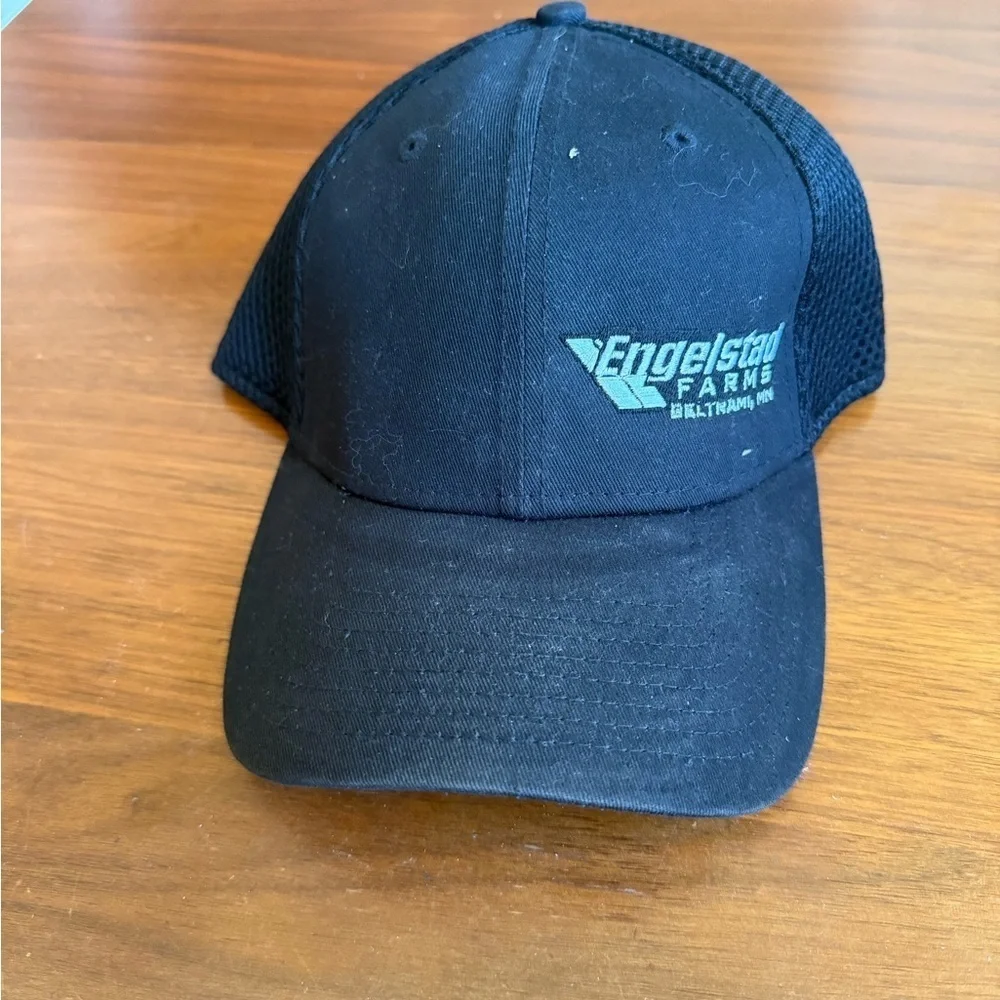 Engelstad Farms Black Mesh Cap